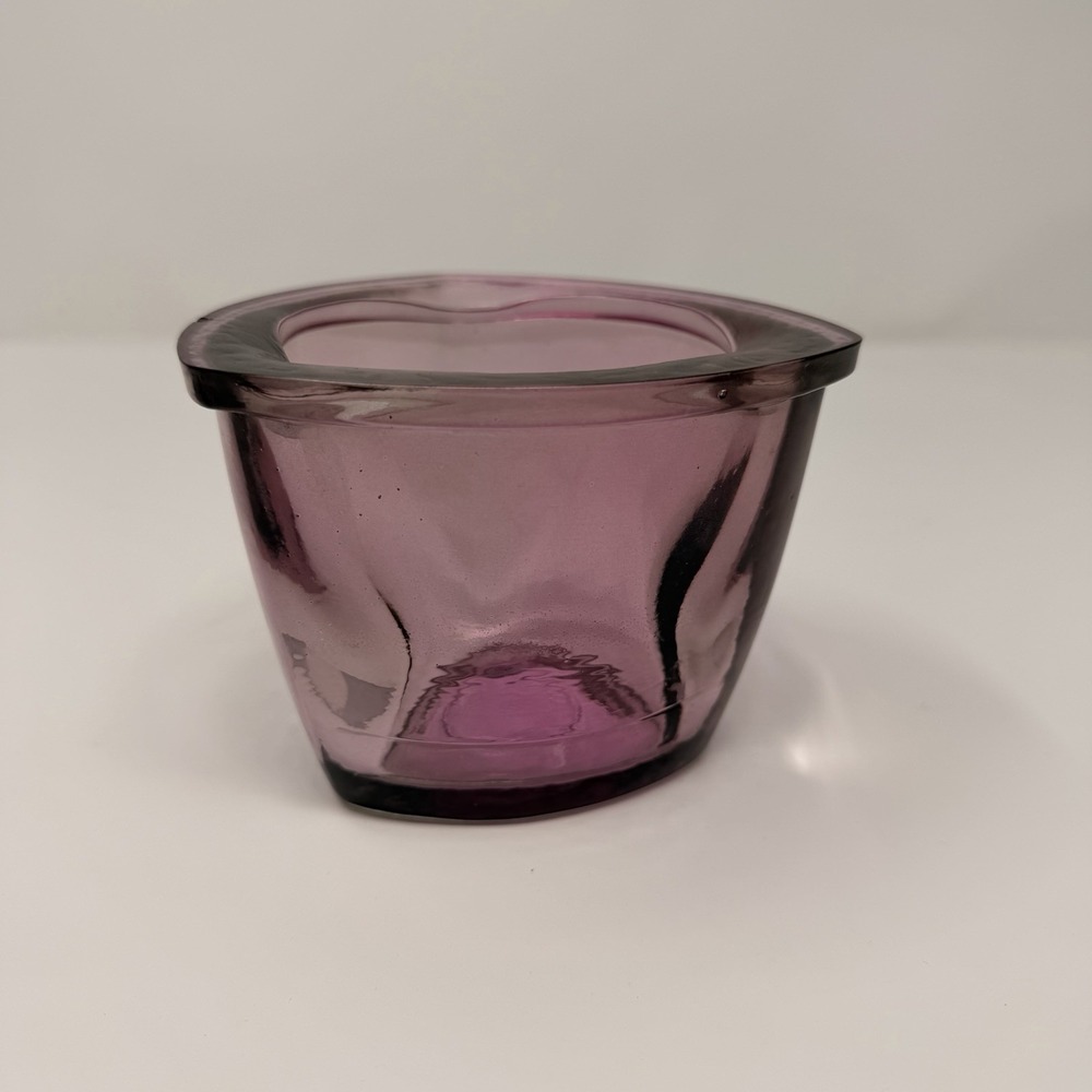 Vtg Vidrios San Miguel Spain Amethyst Recycled Decorative Glass 3.75" - Picture 9 of 13